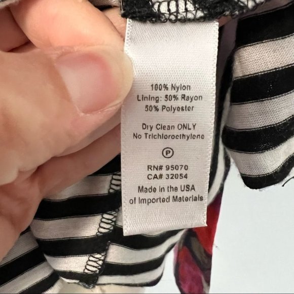 Anthropologie Weston Wear Floral Striped Long Sleeve Top - Picture 10 of 10